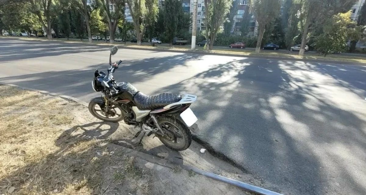В Курске сотрудник УМВД остановил мотоциклиста без прав