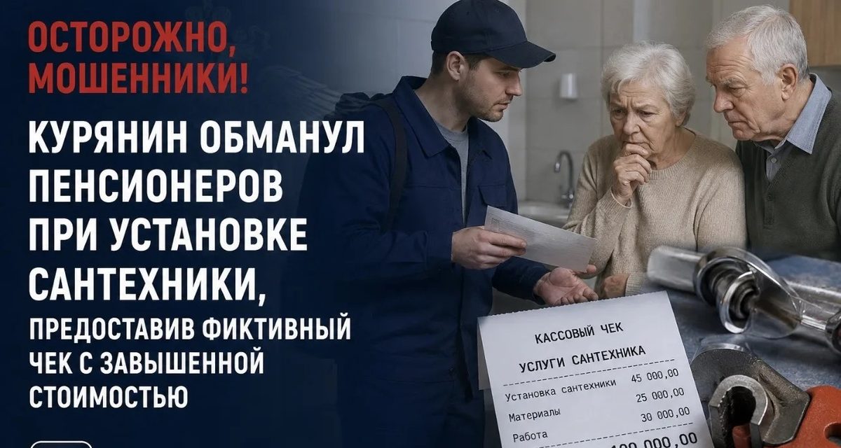Курянин показал пенсионерам фиктивный чек на 16,5 тысячи рублей, и они обратились в полицию